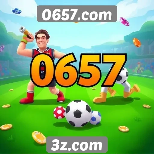 Diversidade de jogos disponíveis em 0657.com